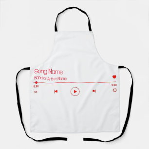 Customizable Your Favorite Music Apron