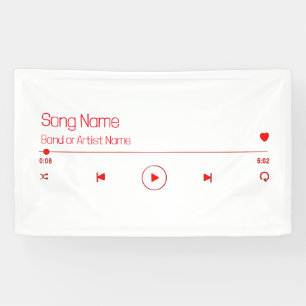 Customizable Your Favorite Music Banner