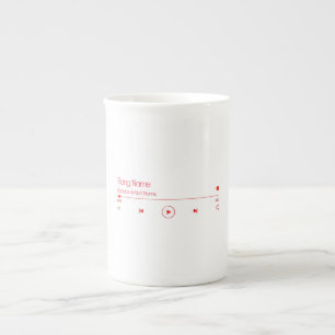 Customizable Your Favorite Music Bone China Mug