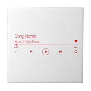 Customizable Your Favorite Music Ceramic Tile