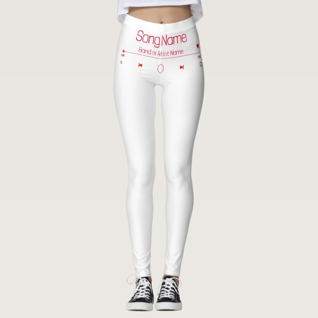 Customizable Your Favorite Music Leggings (Front)