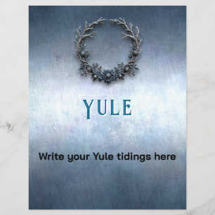 Customizable Yule Book of Shadows Page