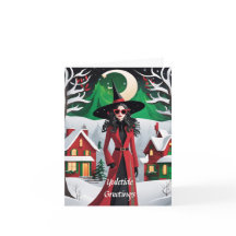 Customizable Yuletide Christmas Card