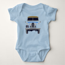 Customize Baby Blue Soft Top Land Rover