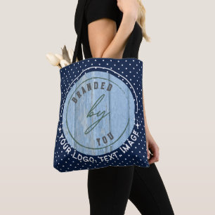 Customize Background & Image Medium Tote Bag