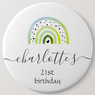 Customize badge - Rainbow Green