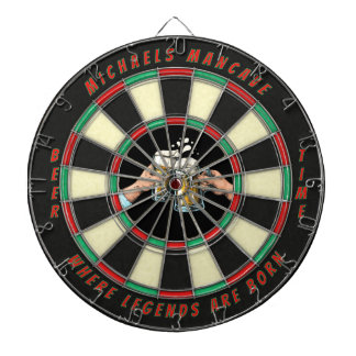 Customize Beer Themed Mancave  Dartboard