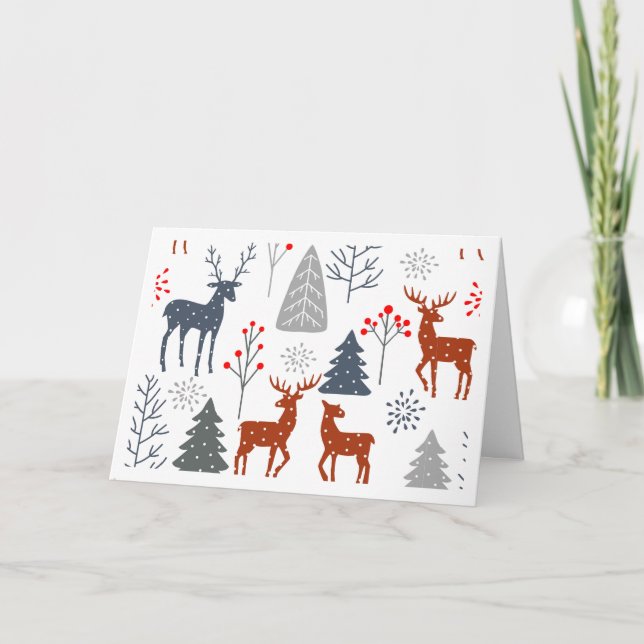 Customize Christmas Card - Scandinavian (Front)