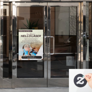 Customize Clean Laser Hair Removal Clinic Promo