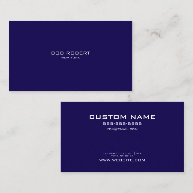 CUSTOMIZE - Create Your Own Custom Business Card (Front/Back)