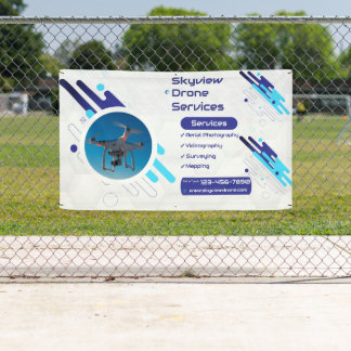 Customize Drone Services Business Promotional  Banner