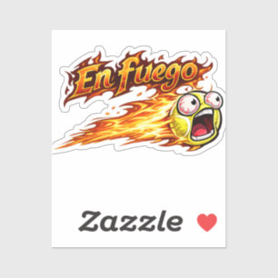 Customize "En fuego" Tennis Ball on fire.