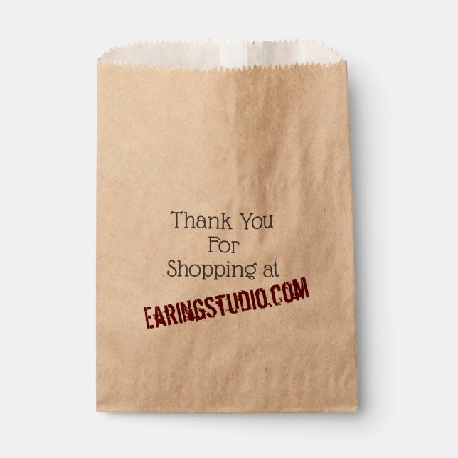 Customize Favor Bags - Business Supplies Website (Front)