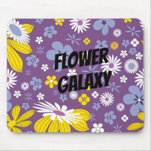 Customize Flower GalaxY Mouse Pad