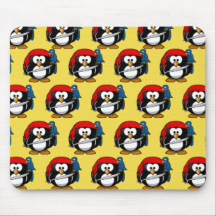 Customize Funny Pirate Pinguin by storeman Mouse Pad