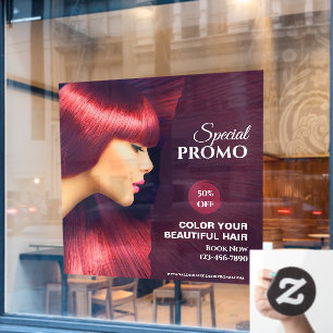 Customize Generic Hair Salon Color Sale Promo