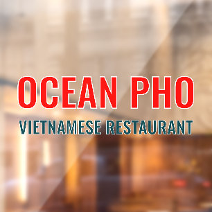 Customize Generic Restaurant Two Color