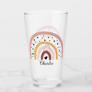 Customize Glassware - Rainbow Salmon Glass