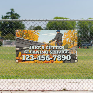 Customize Home Gutter Cleaning Business Promo Banner