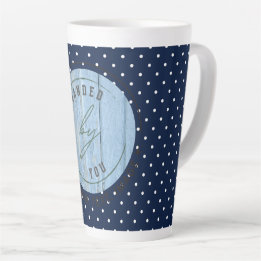 Customize Image & Background | Large Latte Mug
