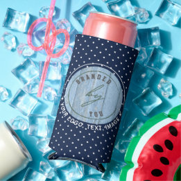 Customize Image & Background | Seltzer Can Cooler