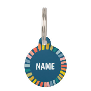 CUSTOMIZE IT Rainbow Ring Name Tag  ID