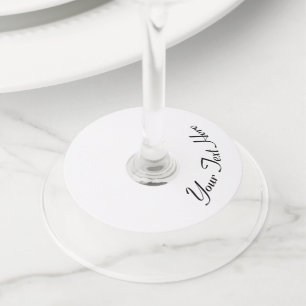 Customize It! Wine Glass Tag