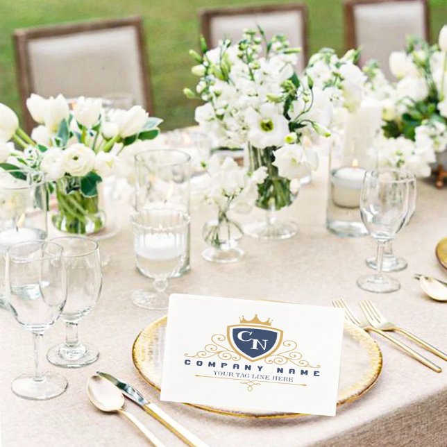 Customize Luxury hotel business or restaurant logo Napkin (Creator Uploaded)