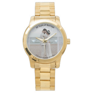 Customize Men's Photo Watch 50th Anniversary Gifts