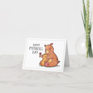 Customize Mother's Day Card - Bear Hugs