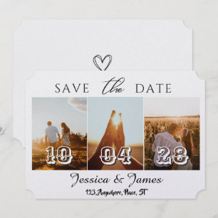 Customize Photo Personalized Save the Date