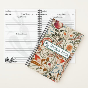 Customize Recipe Book - William Morris Design