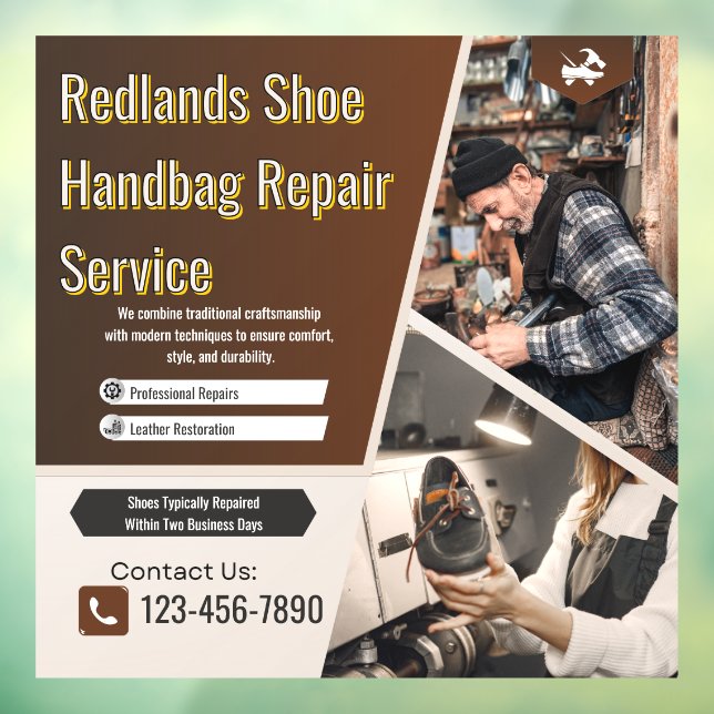 Customize Shoe Handbag Repair Shop Promotional (Sheet 3)