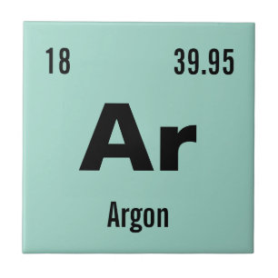 Customize this Chemistry Element Ceramic Tile