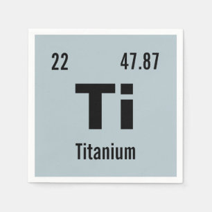 Customize this Chemistry Element Napkin