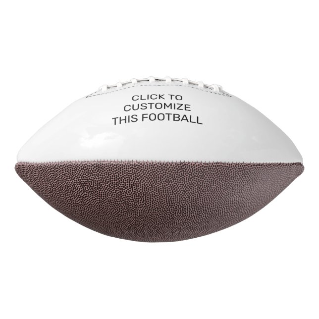 CUSTOMIZE THIS FOOTBALL (Rotated 270)