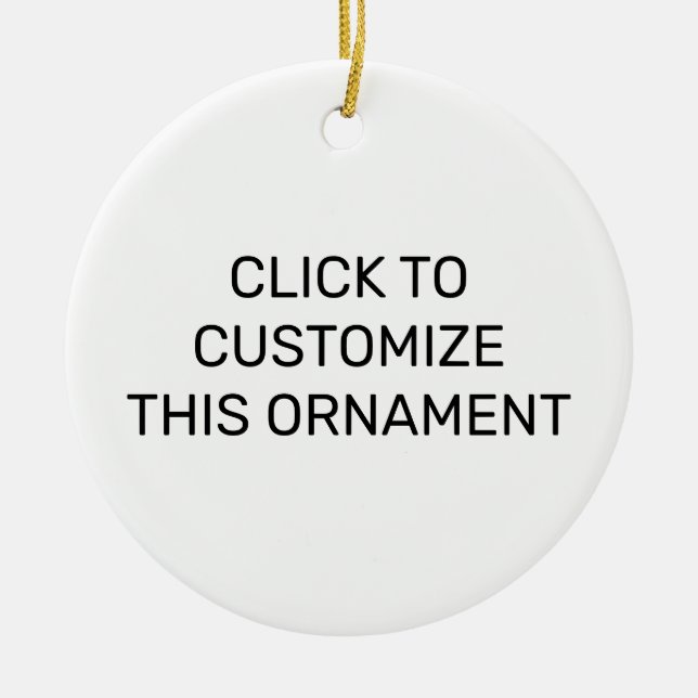 CUSTOMIZE THIS ORNAMENT (Front)