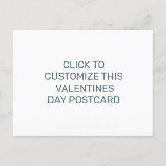 CUSTOMIZE THIS VALENTINES DAY POSTCARD