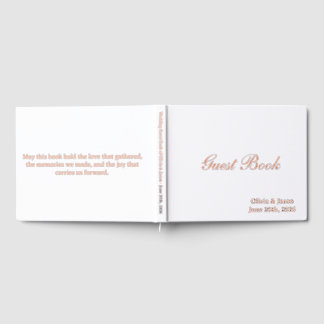 Customize Three Color  Guest Book