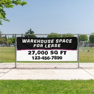 Customize Warehouse Space For Lease Business Banner