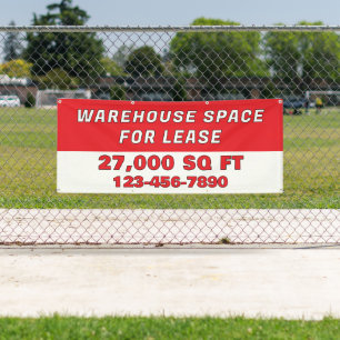 Customize Warehouse Space For Lease Business Banner