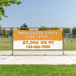 Customize Warehouse Space For Lease Business Banner