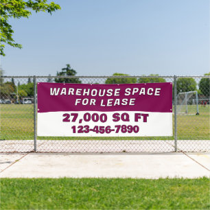 Customize Warehouse Space For Lease Business Banner