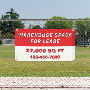 Customize Warehouse Space For Lease Business Banner