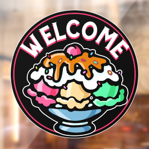 Customize Whimsical Ice Cream Business Welcome 