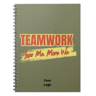 Customize with Logo Teamwork Office Business Notebook