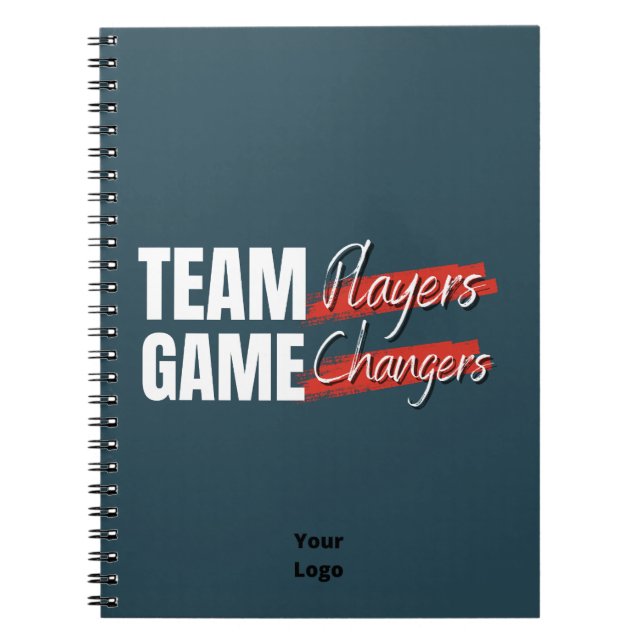 Customize with Logo Teamwork Office Business Notebook (Front)