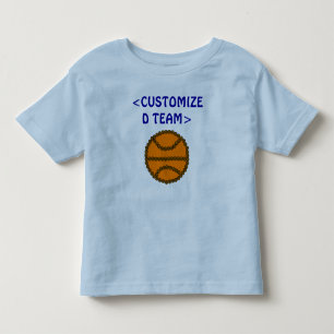 CUSTOMIZE - YOUR BASKETBALL TEAM NAME TODDLER T-Shirt