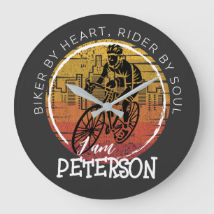 Customize your CYCLING design Large Clock
