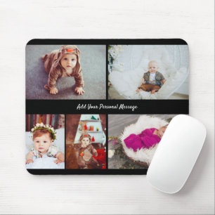 Customize Your Own 5 Photo Collage Mouse Pad